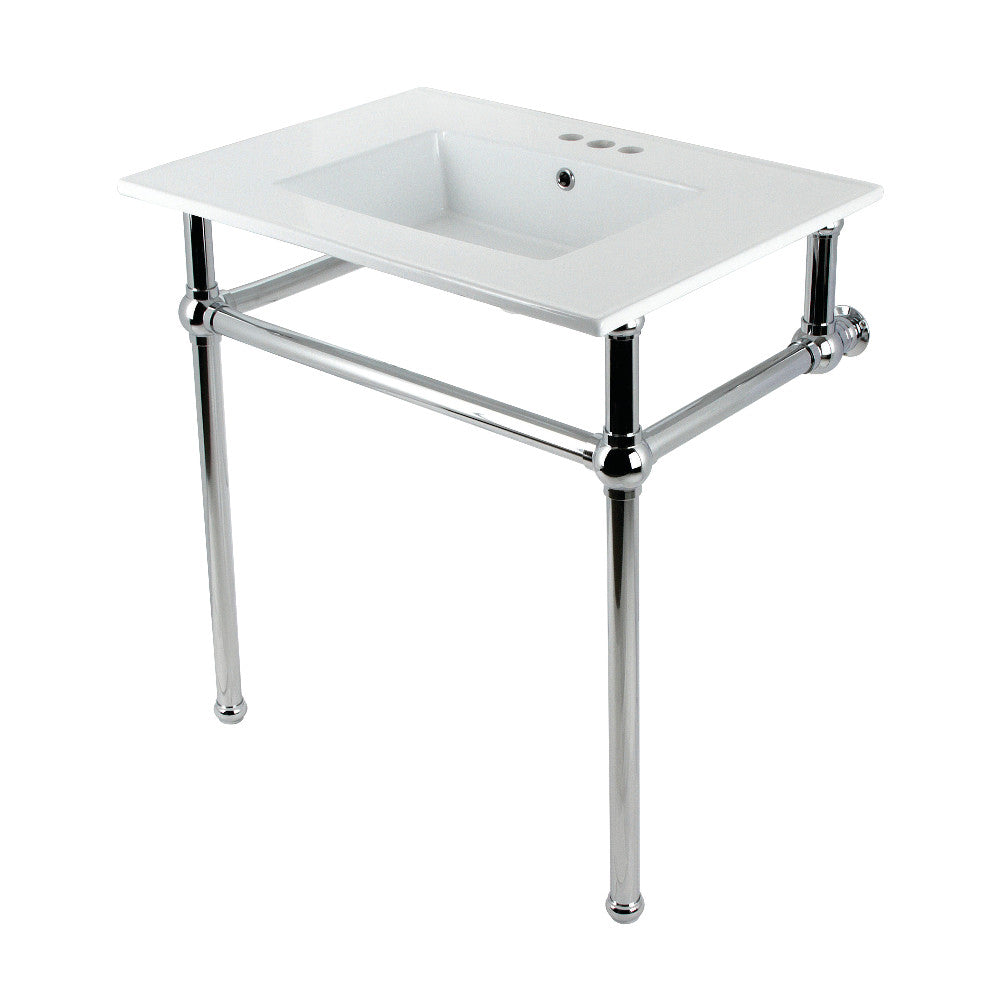 Templeton 31.13 Inch Console Sink in White