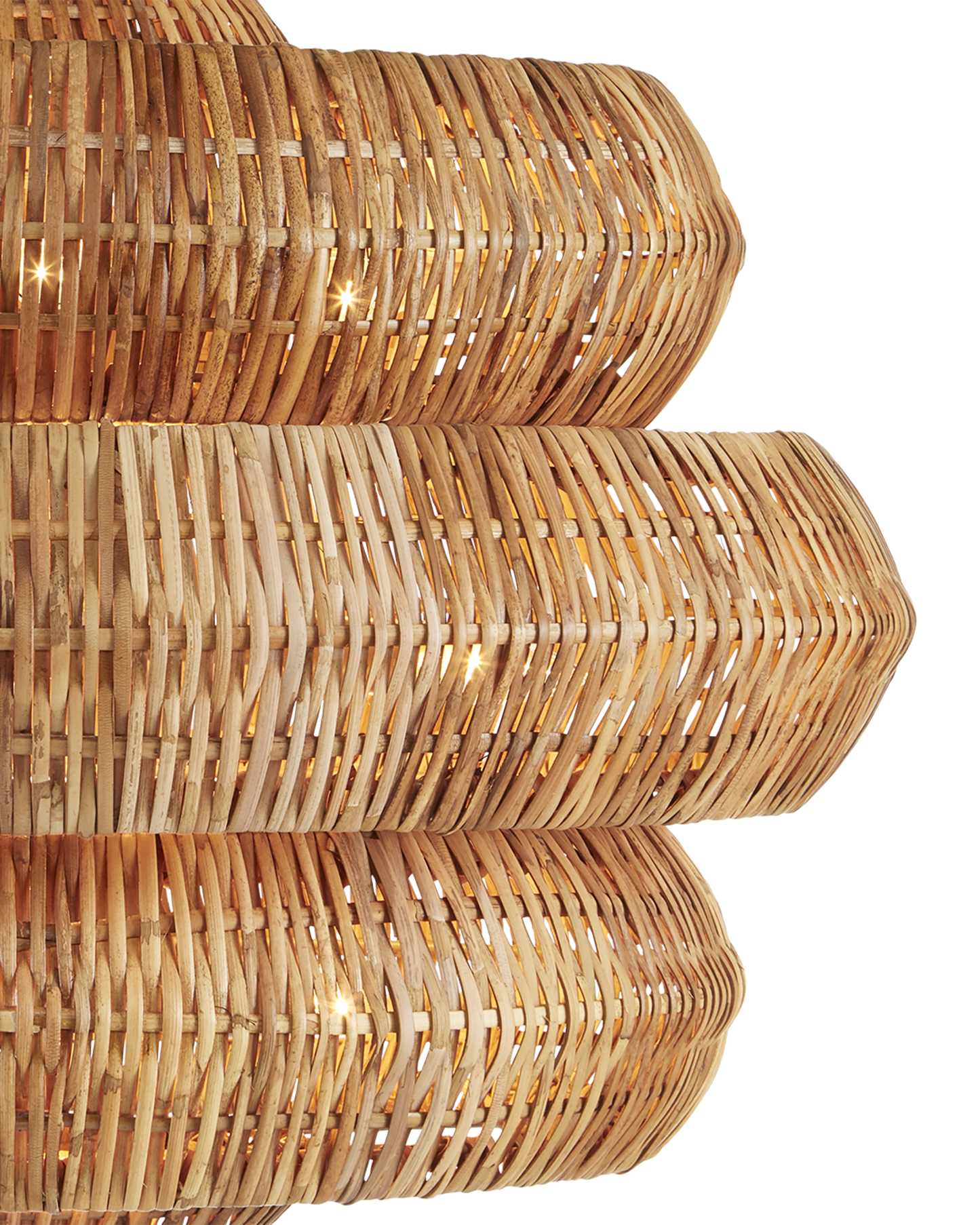 Antibes Medium Natural Chandelier