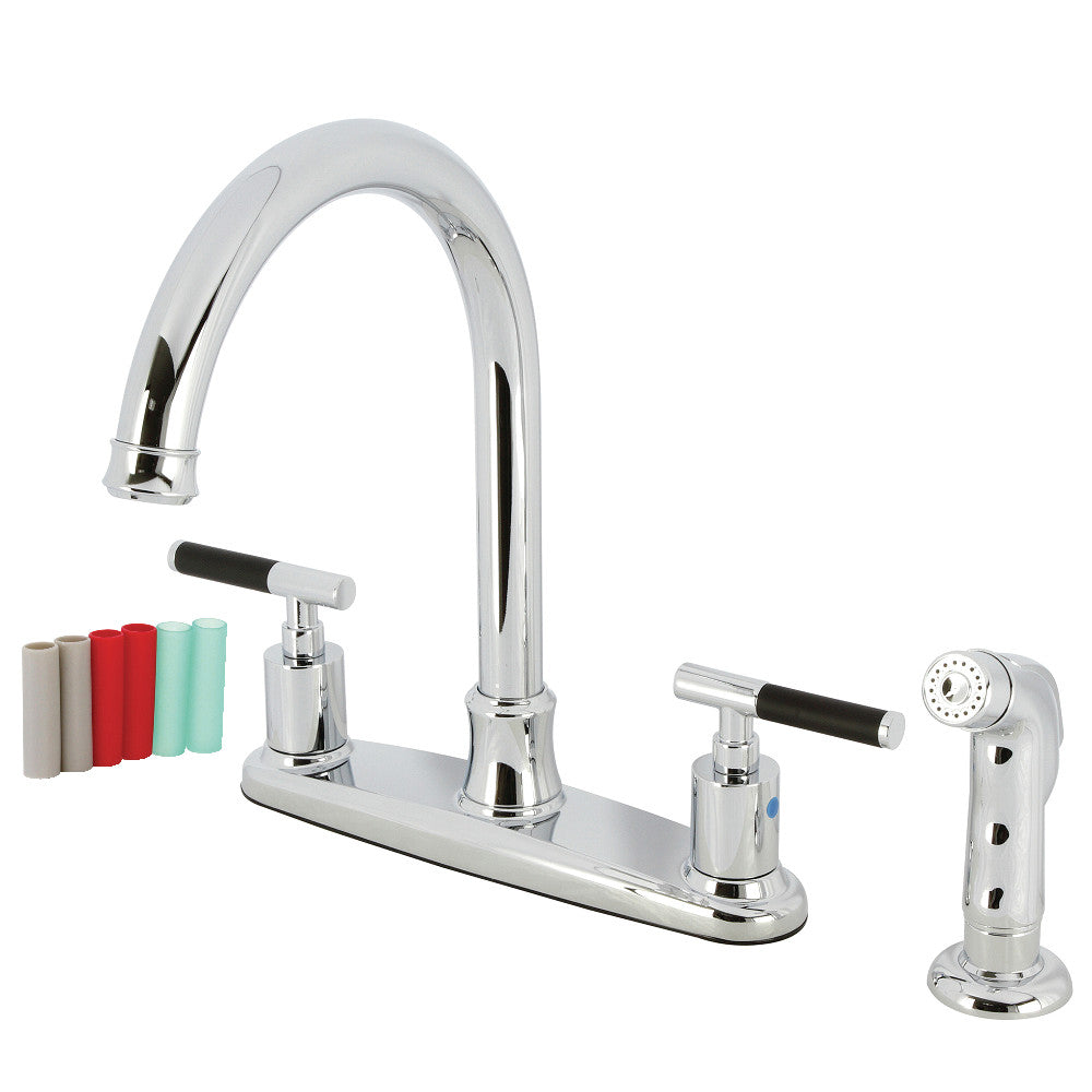 Kaiser Centerset Kitchen Faucet in Polished Chrome