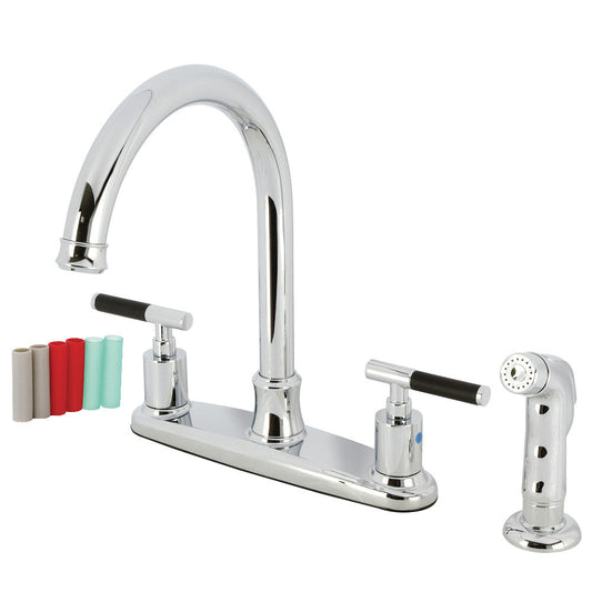 Kaiser Centerset Kitchen Faucet in Polished Chrome