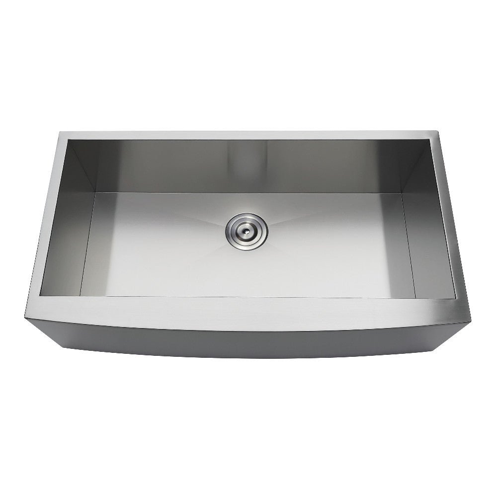 Uptowne 36 Inch Farmhouse Kitchen Sink in Brushed Stainless
