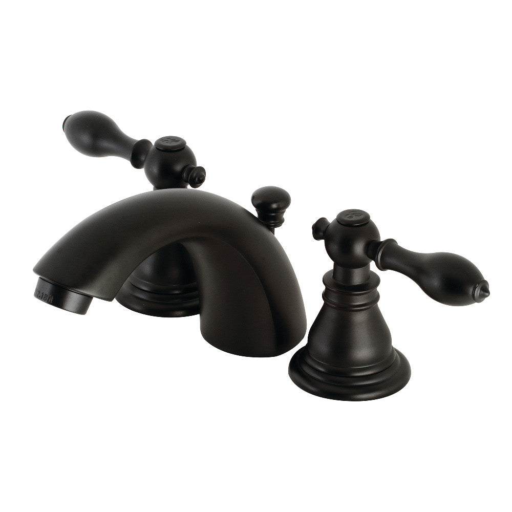 American Classic Mini-Widespread Bathroom Faucet in Matte Black