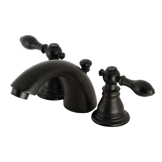 American Classic Mini-Widespread Bathroom Faucet in Matte Black