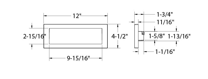 12in large step light