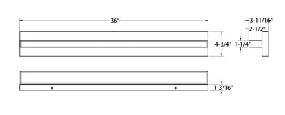 36in Vanity linear adjustable on Octo Jbox