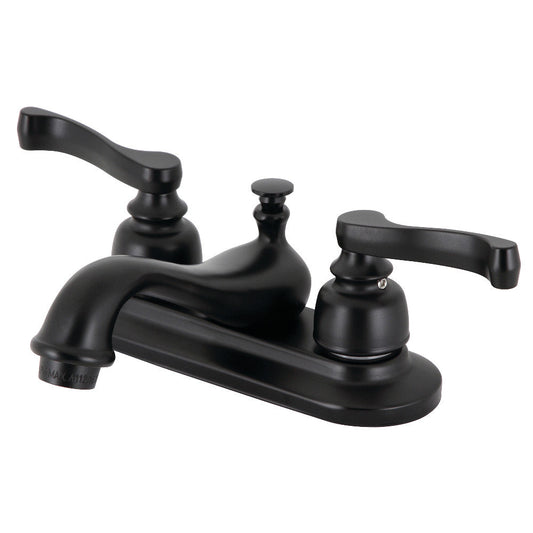 Royale 4 Inch Centerset Bathroom Faucet in Matte Black