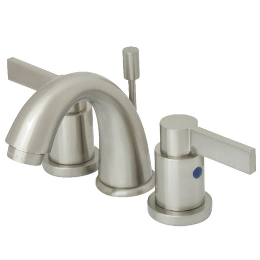 NuvoFusion Widespread Bathroom Faucet in Brushed Nickel
