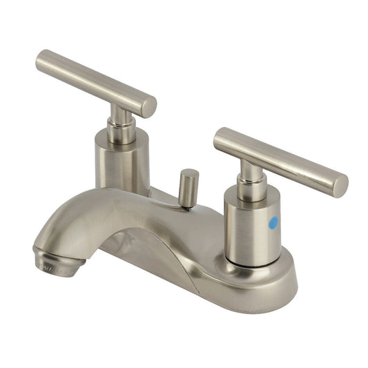 Manhattan 4 Inch Centerset Bathroom Faucet in Brushed Nickel