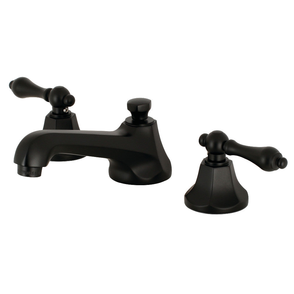 Metropolitan Widespread Bathroom Faucet in Matte Black