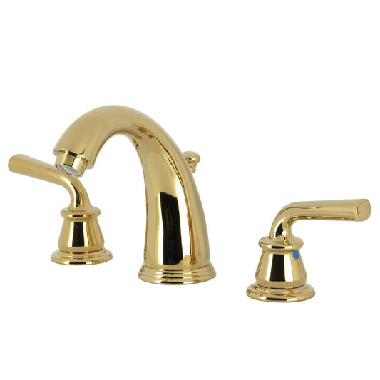 Restoration Widespread Bathroom Faucet in Polished Brass