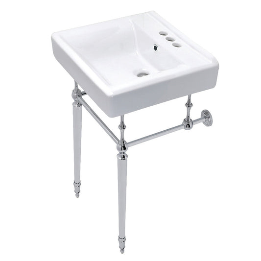 Edwardian 20 Inch Console Sink in White
