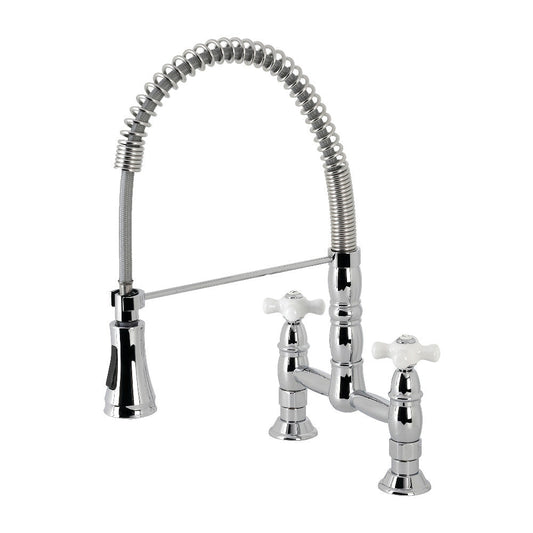 Heritage Pre-Rinse Kitchen Faucet in Polished Chrome