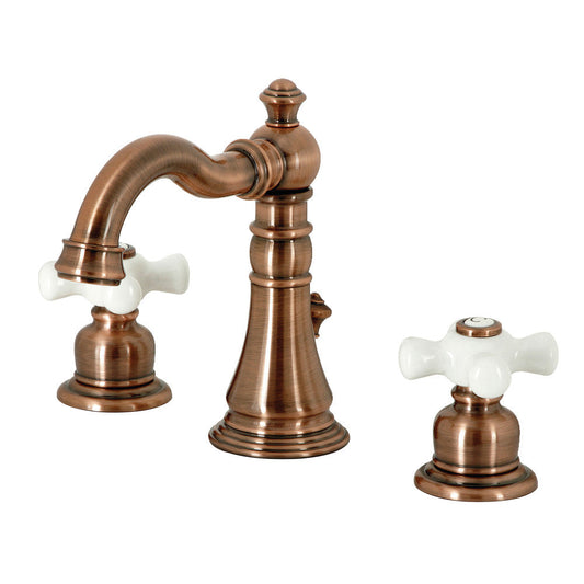 American Classic Widespread Bathroom Faucet in Antique Copper