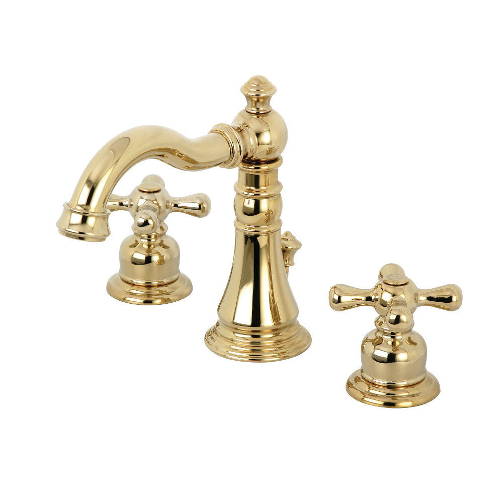 American Classic Widespread Bathroom Faucet in Polished Brass