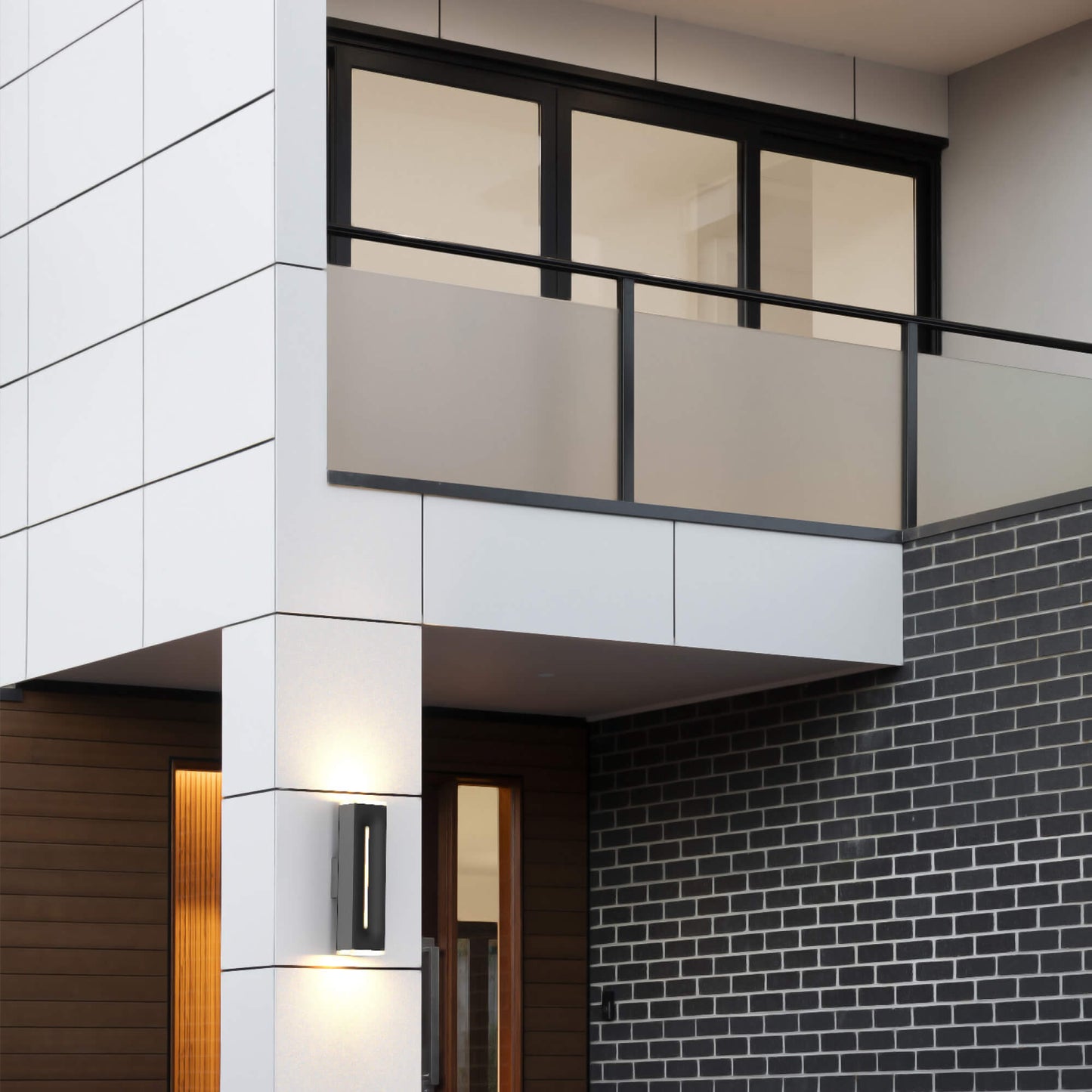 16 Inch Rectangular CCT Dual Light Wall Sconce