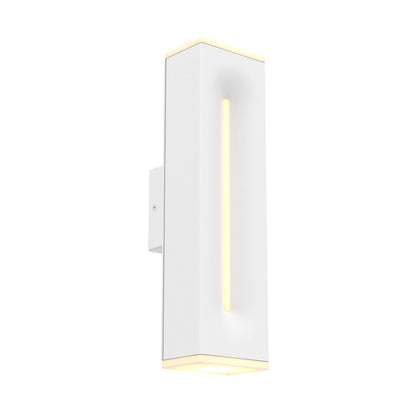 16 Inch Rectangular CCT Dual Light Wall Sconce