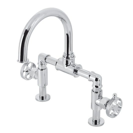Webb Bridge Bathroom Faucet in Polished Chrome