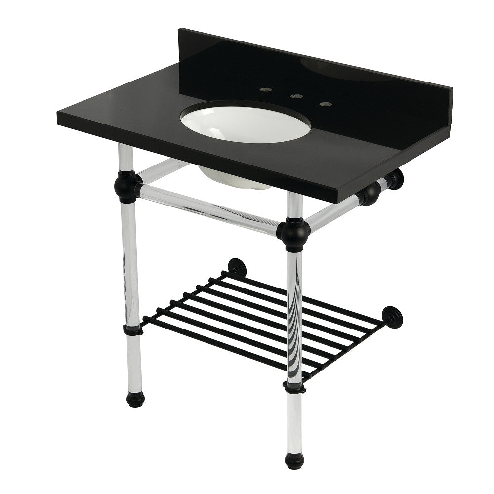 Templeton 36 Inch Console Sink in Black