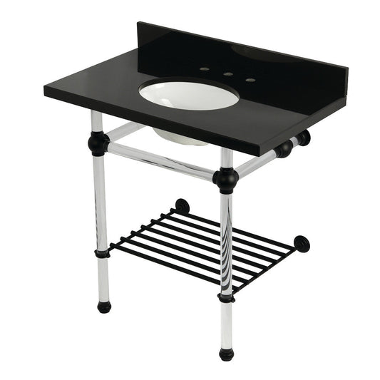 Templeton 36 Inch Console Sink in Black