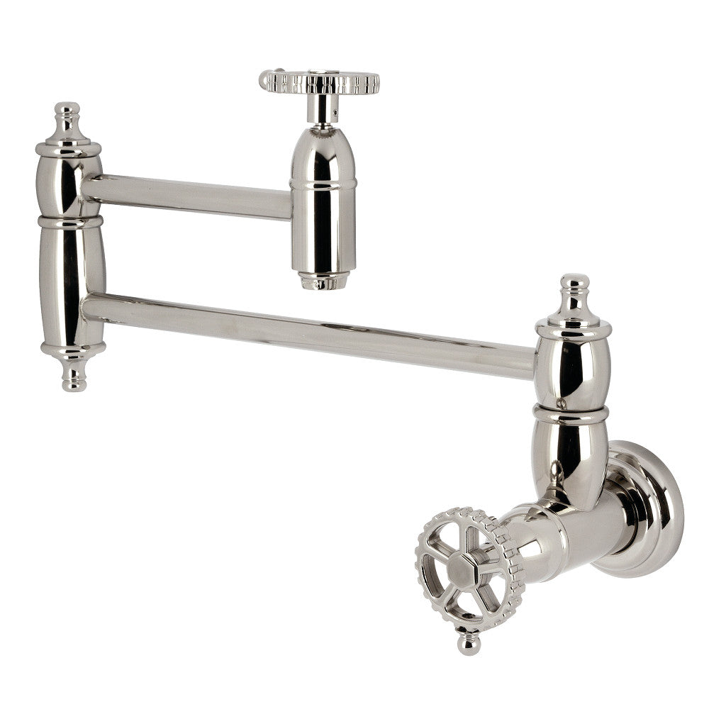 Fuller Pot Filler Faucet in Polished Nickel