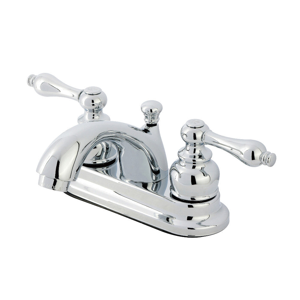 Vintage 4 Inch Centerset Bathroom Faucet in Polished Chrome