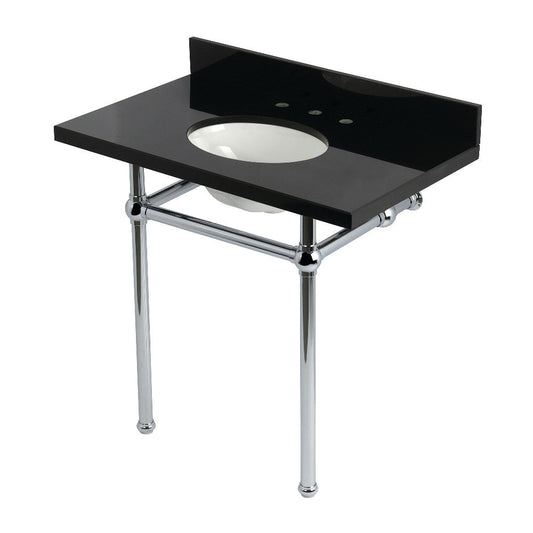Templeton 36 Inch Console Sink in Polished Chrome