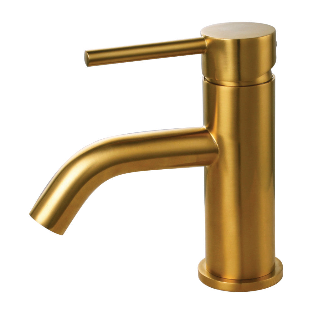 Concord Single-Hole Bathroom Faucet in Brushed Gold