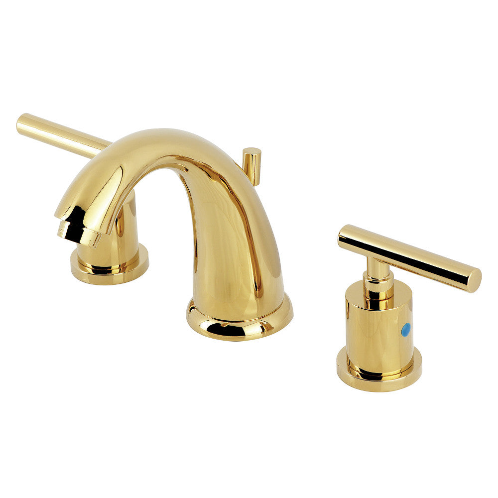 Manhattan Widespread Bathroom Faucet in Polished Brass