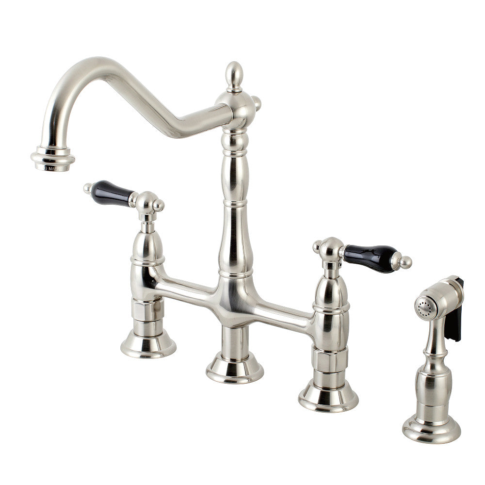 Duchess Bridge Kitchen Faucet in Brushed Nickel