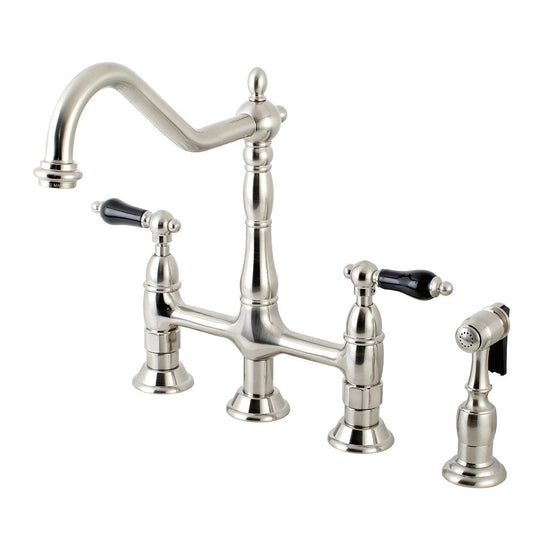 Duchess Bridge Kitchen Faucet in Brushed Nickel