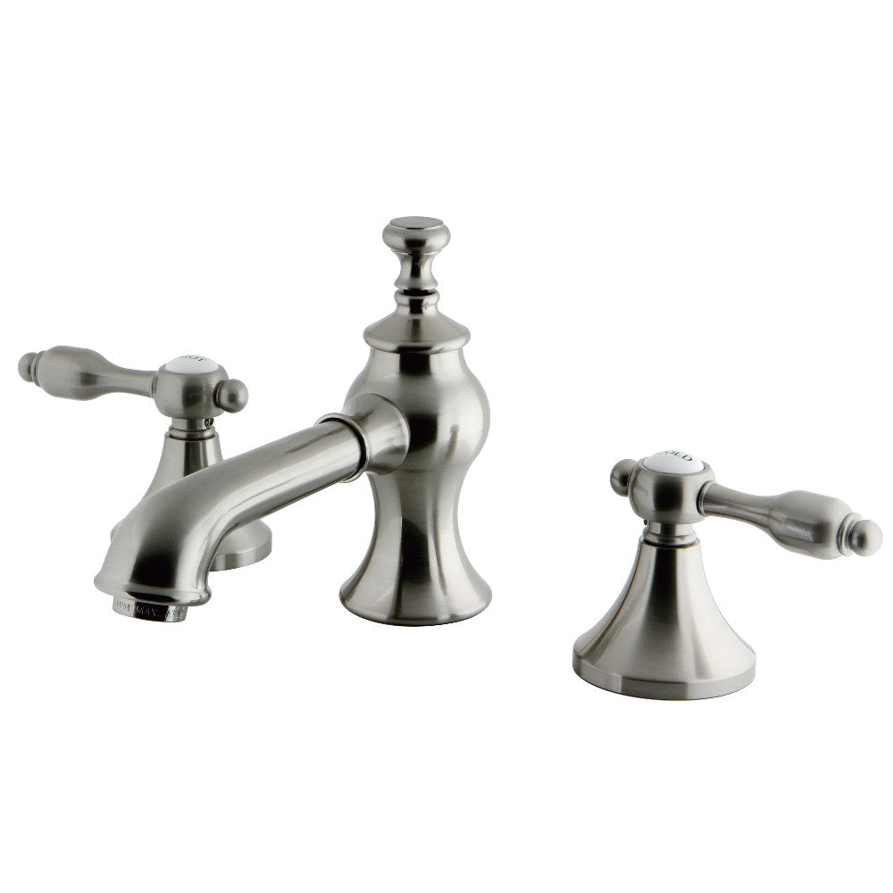 Tudor Widespread Bathroom Faucet in Brushed Nickel