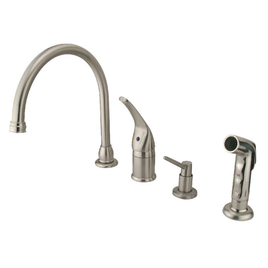 Chatham Widespread Kitchen Faucet in Brushed Nickel