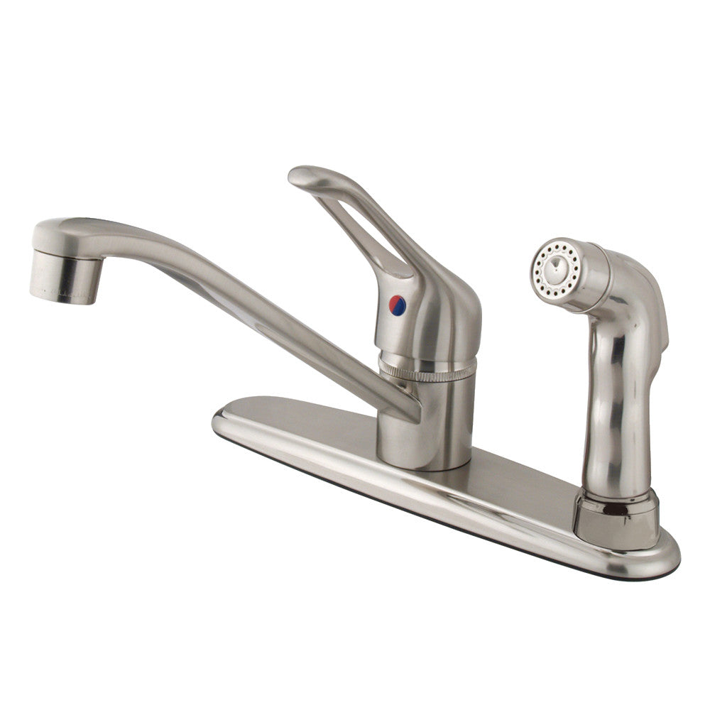 Wyndham Centerset Kitchen Faucet in Brushed Nickel