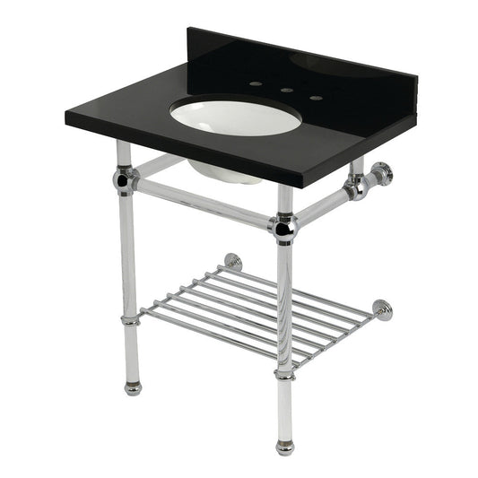 Templeton 30 Inch Console Sink in Polished Chrome