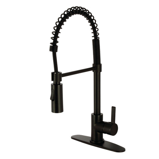 Continental Pre-Rinse Kitchen Faucet in Matte Black