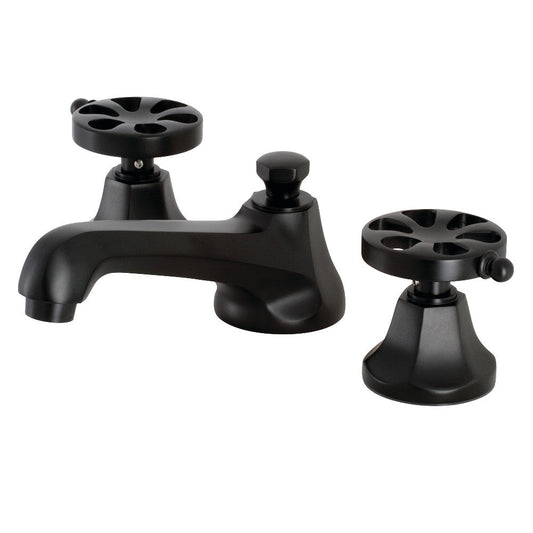 Belknap Widespread Bathroom Faucet in Matte Black