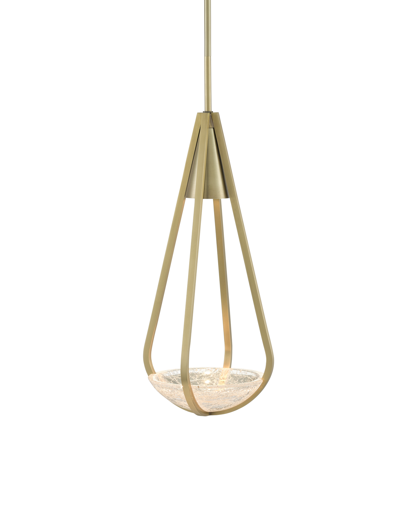 Nefertiti Brass Pendant