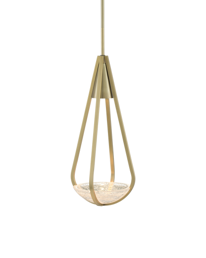 Nefertiti Brass Pendant