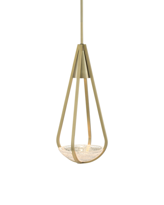 Nefertiti Brass Pendant