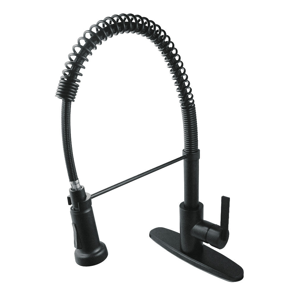 Continental Pre-Rinse Kitchen Faucet in Matte Black