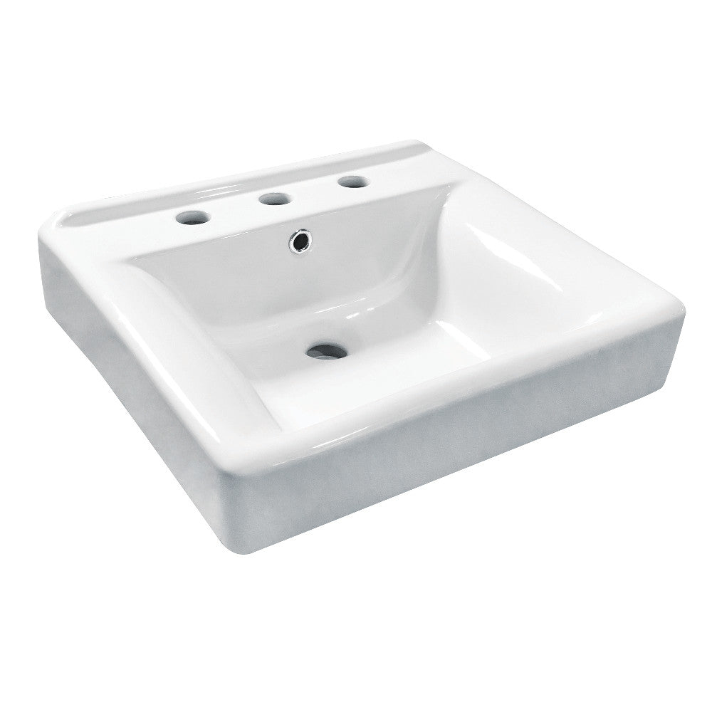 Concord 20 Inch Console Sink in White