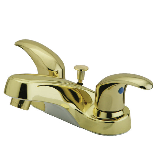 Legacy 4 Inch Centerset Bathroom Faucet in Polished Brass