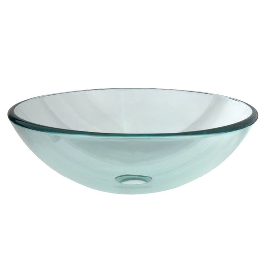Templeton 16.5 Inch Vessel Sink in Crystal Clear