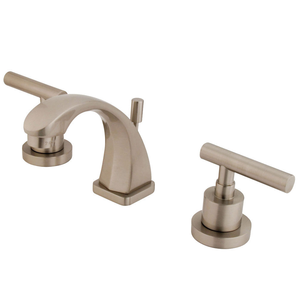 Manhattan Widespread Bathroom Faucet in Brushed Nickel
