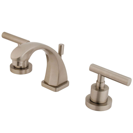 Manhattan Widespread Bathroom Faucet in Brushed Nickel