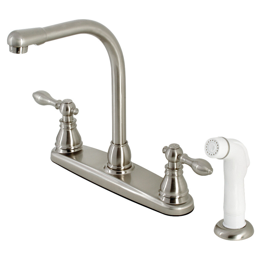 American Classic Centerset Kitchen Faucet in Brushed Nickel
