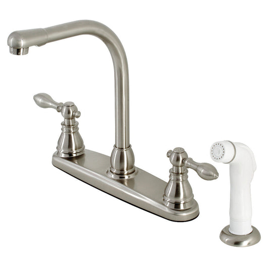 American Classic Centerset Kitchen Faucet in Brushed Nickel