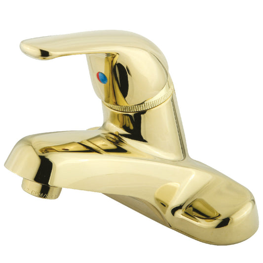 Chatham 4 Inch Centerset Bathroom Faucet in Polished Brass