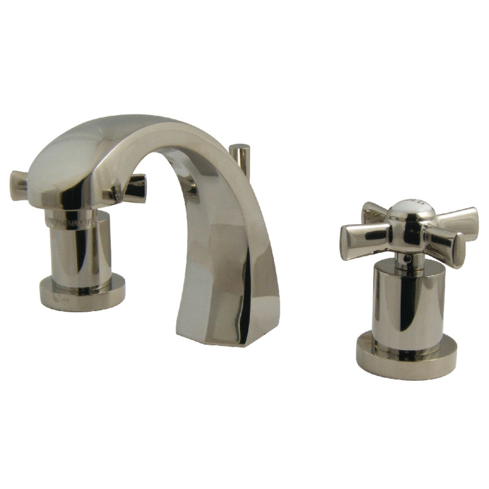 Millennium Widespread Bathroom Faucet in Polished Nickel