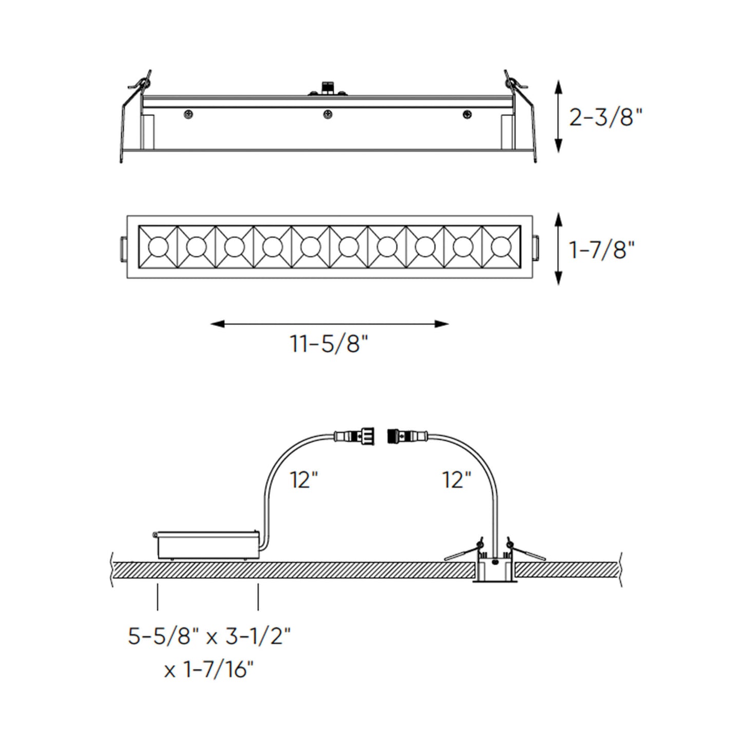 10 Light Microspot Recessed Down Light